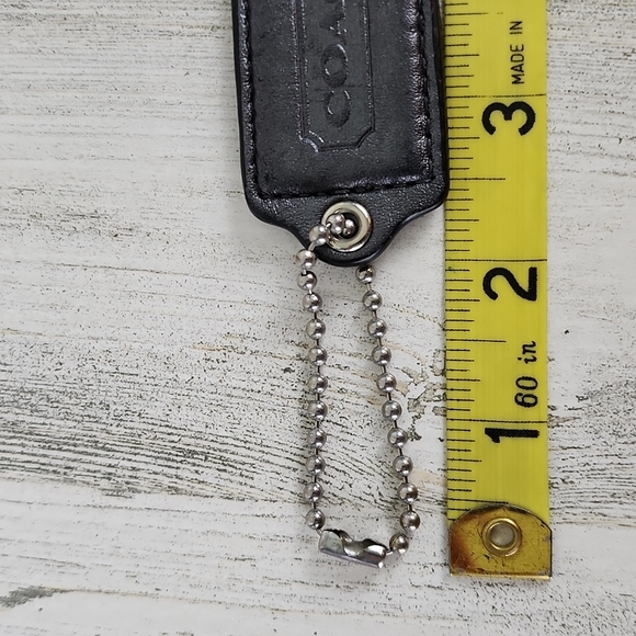 Coach authentic tag in charcoal shimmer gray - Picture 5 of 6